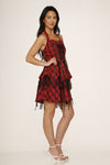 Red Plaid Pretty Pirate Mini Dr