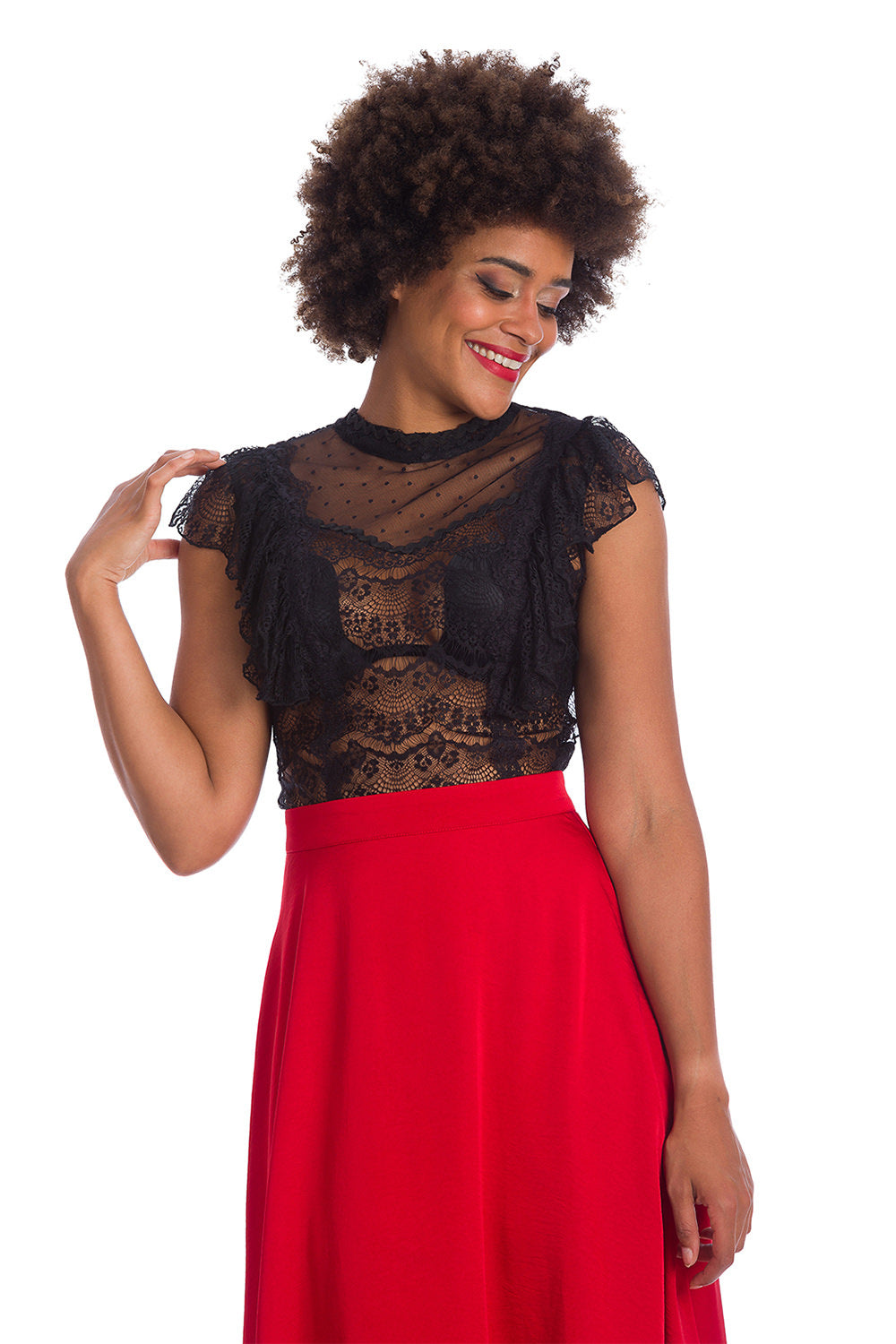 Romance Top Blk