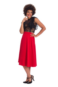 Romance Top Blk