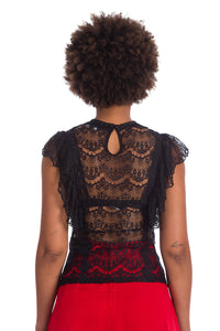 Romance Top Blk