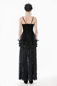 Romantic Heart Velvet Corset