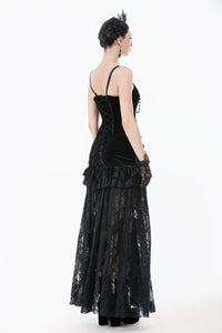 Romantic Heart Velvet Corset