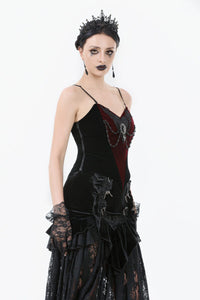Romantic Heart Velvet Corset