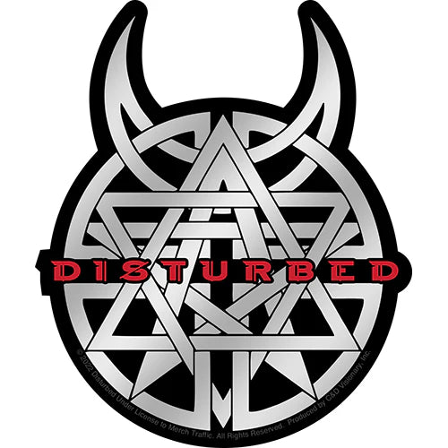 Disturbed Round Logo Sticker