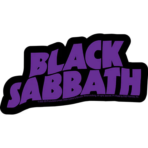 Black Sabbath Purple Cut Out