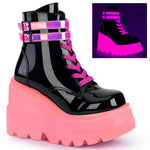 SHAKER-52 Neon Pink Blk Patent