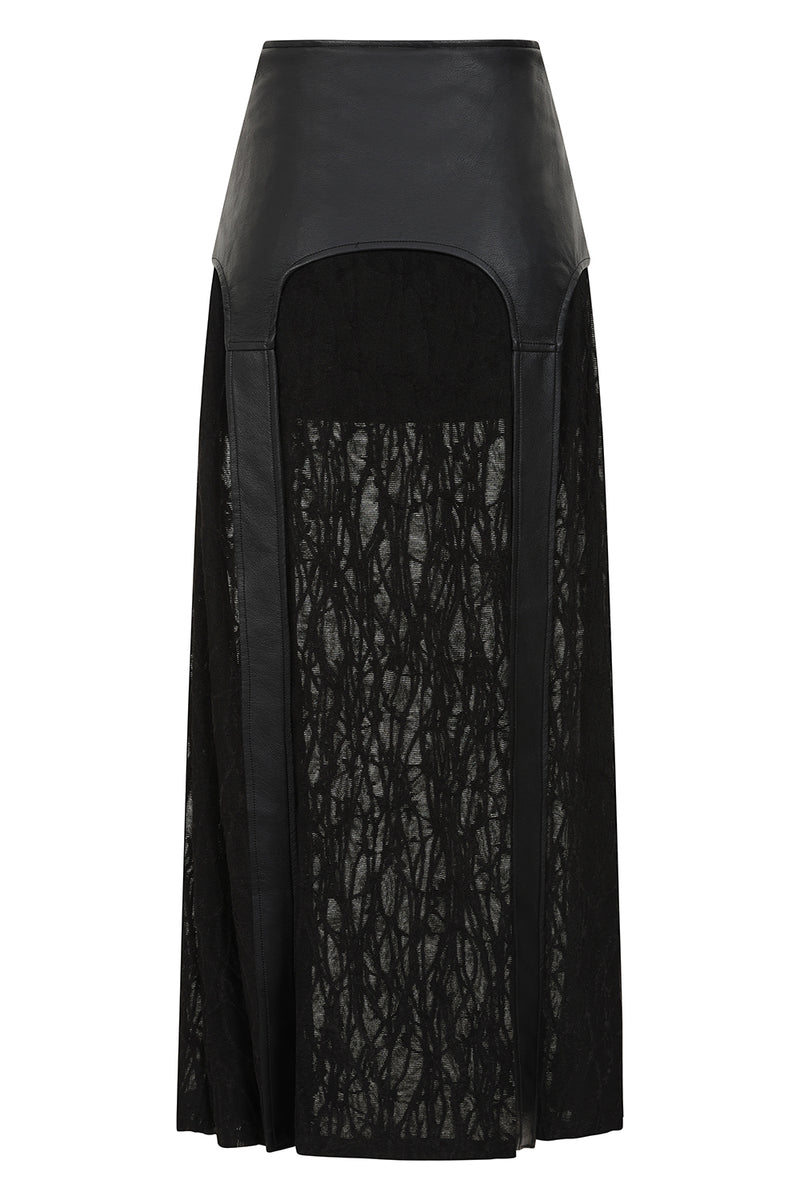 Black Velkyn Skirt