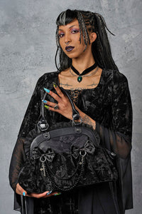 Sanctum Velvet Bag Blk