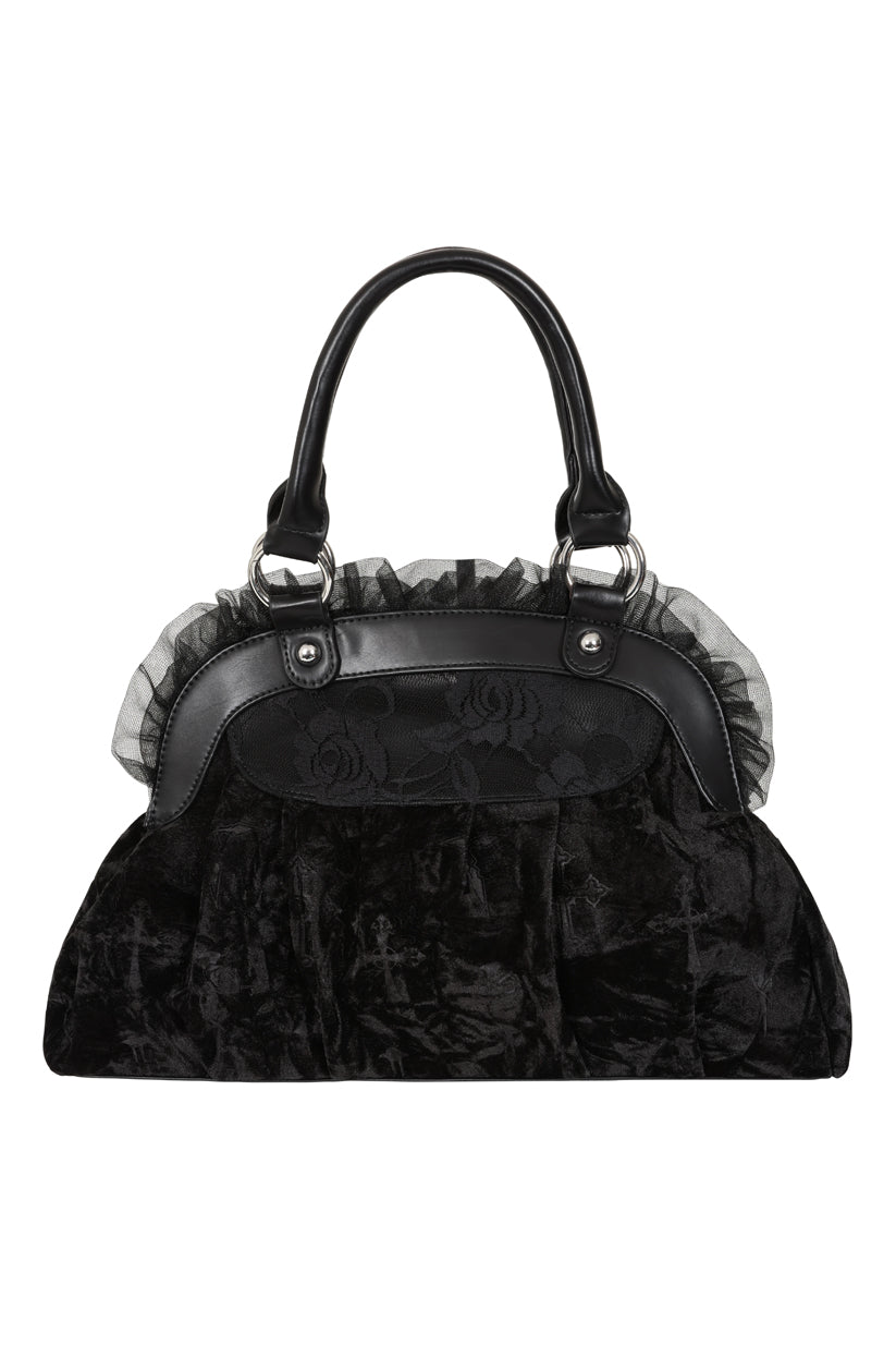 Sanctum Velvet Bag Blk