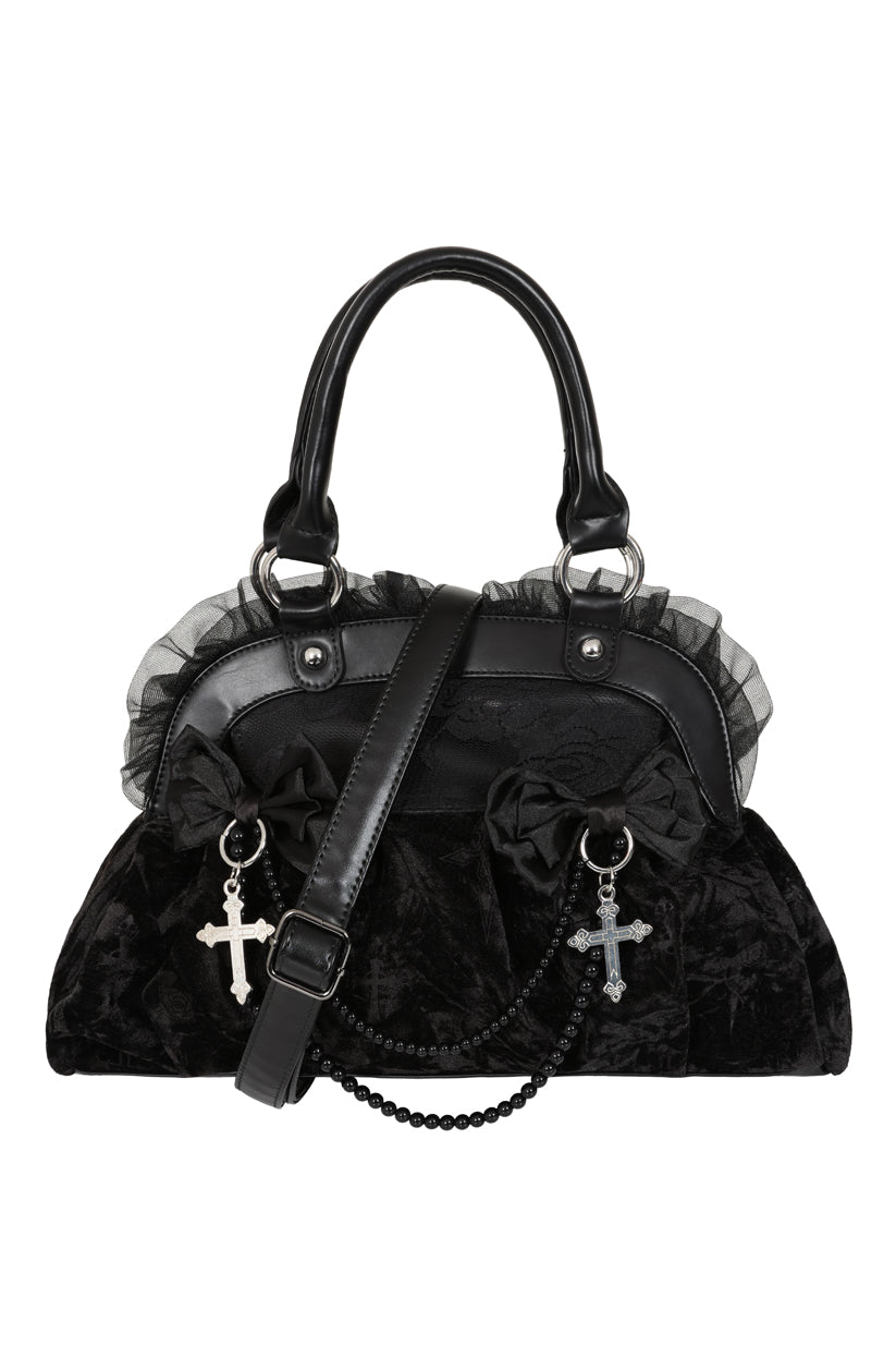 Sanctum Velvet Bag Blk