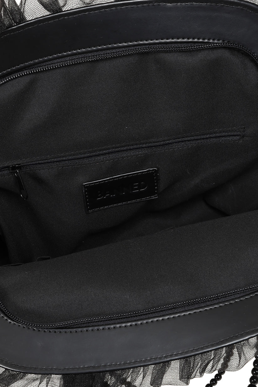 Sanctum Velvet Bag Blk
