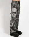 Scare Pant Blk Fog Wash
