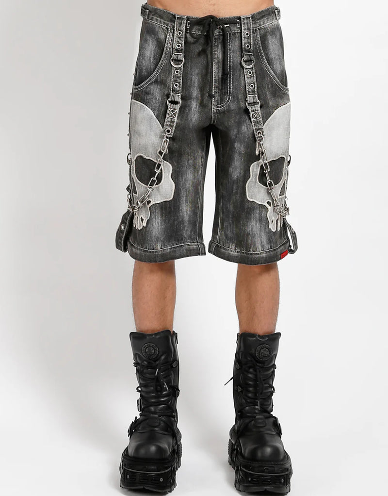 Scare Pant Blk Fog Wash
