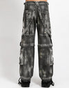 Scare Pant Blk Fog Wash