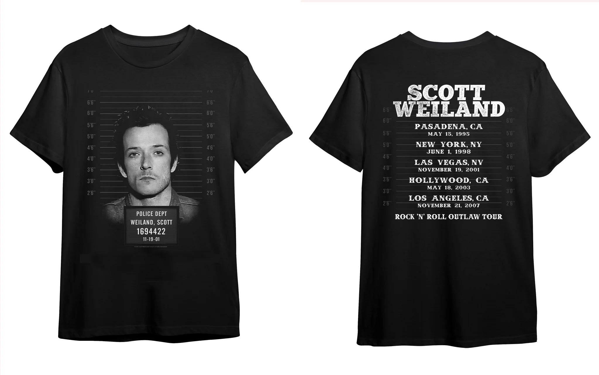 Scott Weiland Mug Shot
