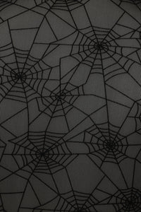 Seraphina Mesh Black Web Top