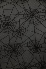 Seraphina Mesh Black Web Top