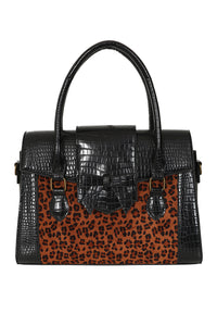Sheena Leopard Handbag