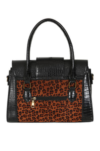 Sheena Leopard Handbag