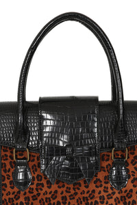 Sheena Leopard Handbag