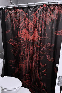 Shower Curtain-Vampire Castle