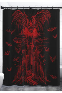 Shower Curtain-Vampire Castle