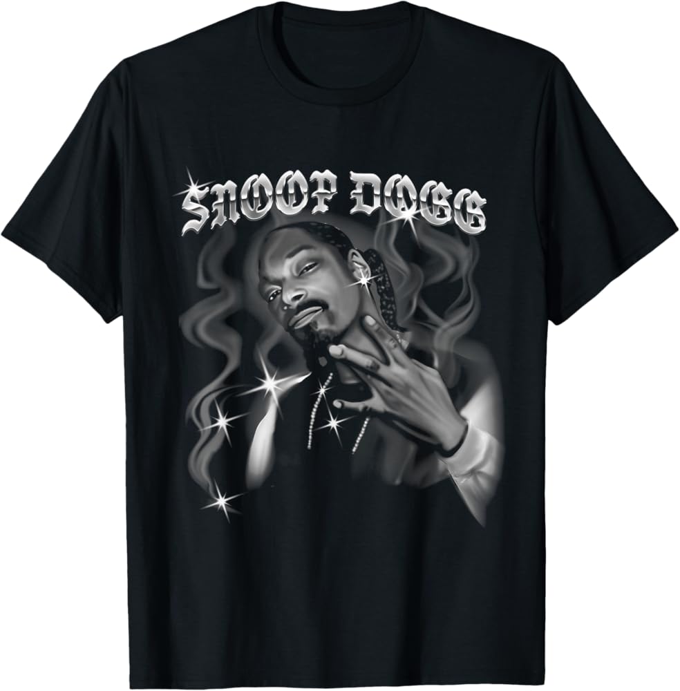 Snoop Dogg Air Brush Black T