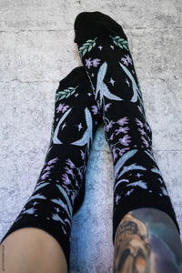 Socks-Moonpetal Luna Moth Crew