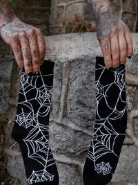Socks-Nightweave Spiderweb Crew