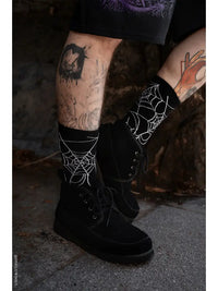 Socks-Nightweave Spiderweb Crew