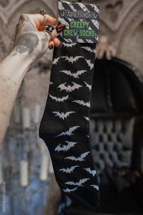 Socks-White Bats Crew