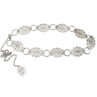 Spiderweb Chain Belt Sil