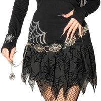 Spiderweb Chain Belt Sil