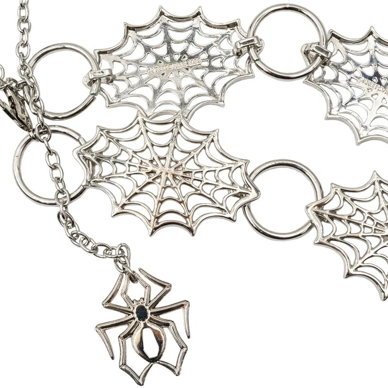 Spiderweb Chain Belt Sil