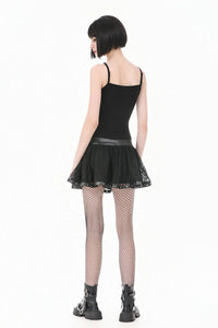 Spiderweb Lace-up Corset Top