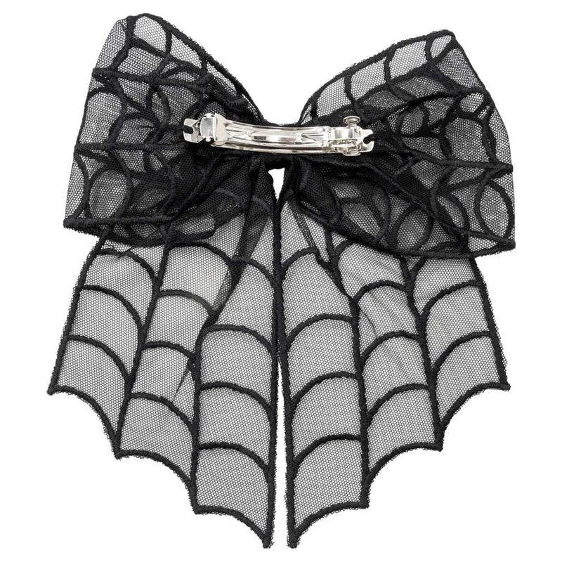 Spiderweb Lace Hair Bow