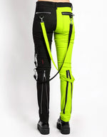 Split Leg Bondage Black/Lime