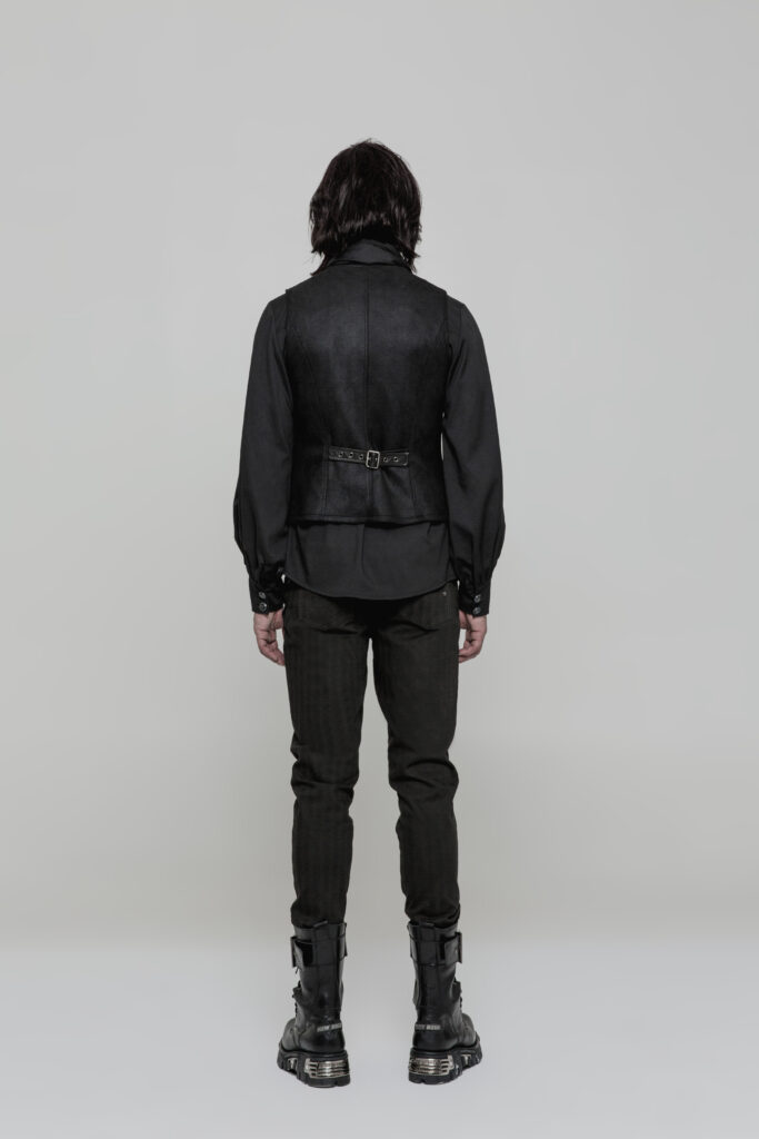 Steampunk Black Vest