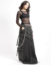 Strength Skirt Black Denim