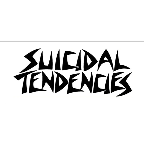 Suicidal Black Logo on White