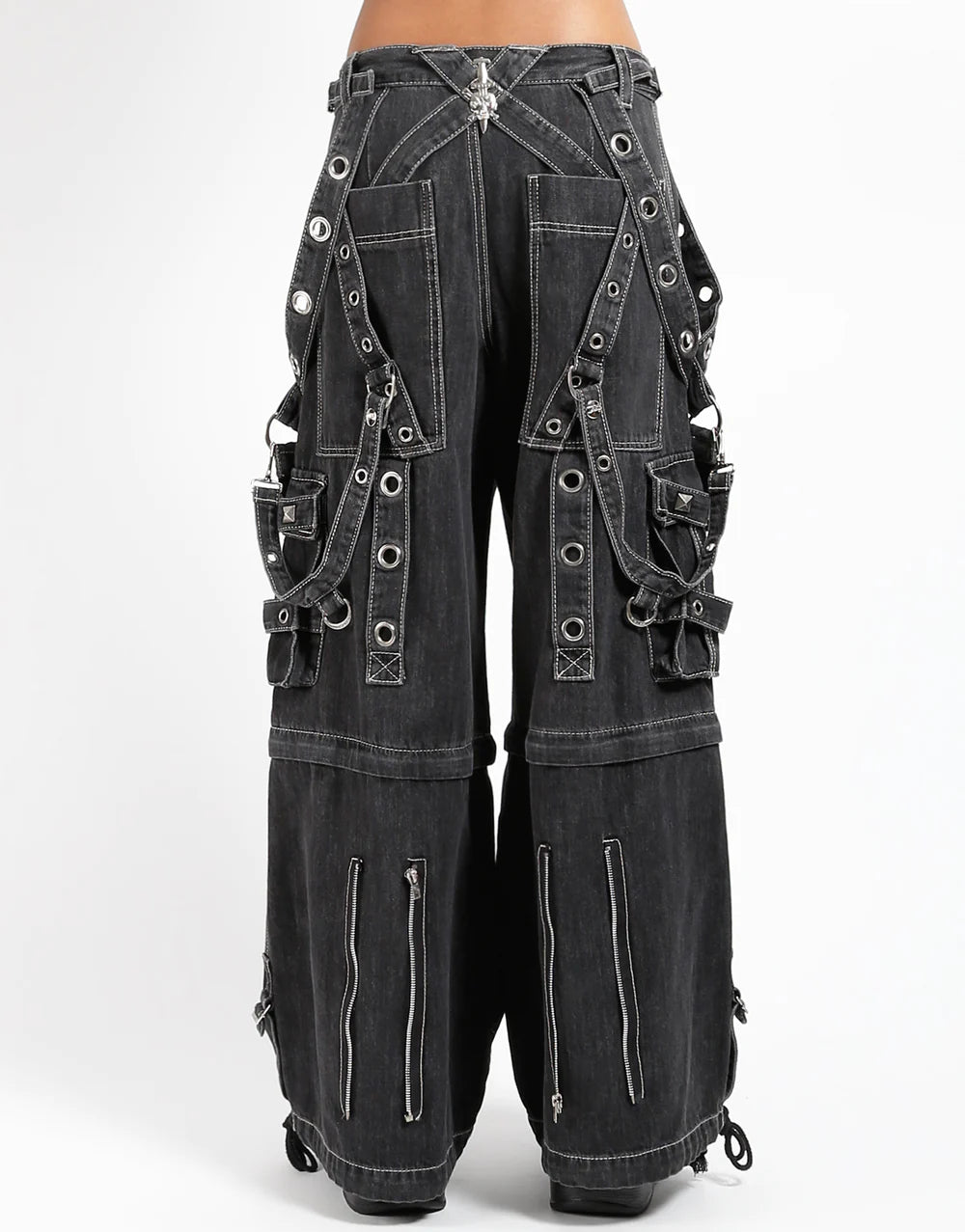 【YOURNUS】Indiana Key Ring Wide Denim Super O-Ring Black Denim Pant – ShirtsNThingsAZ