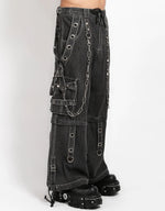 Super O-Ring Black Denim Pant