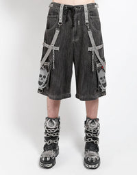 Super Skull Denim Pant Grey Sku