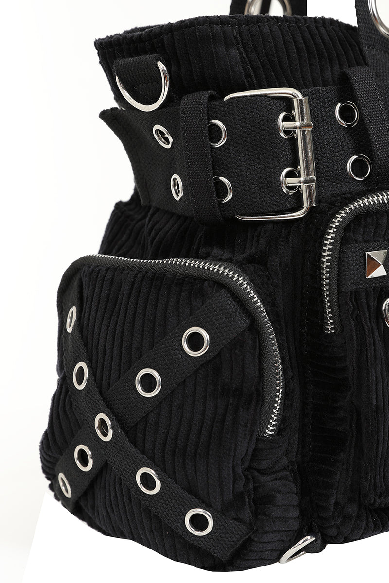 Sweet Revenge Blk Corduroy