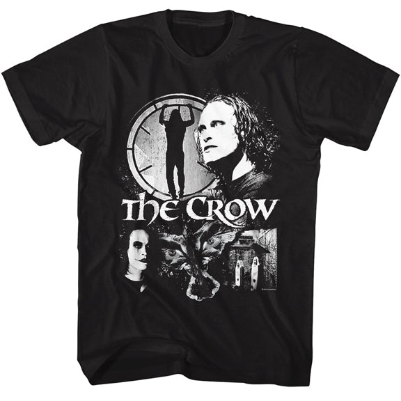 The Crow Collage B/W