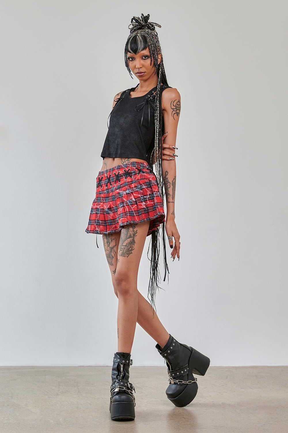 Rogue Ribbon Top BLK