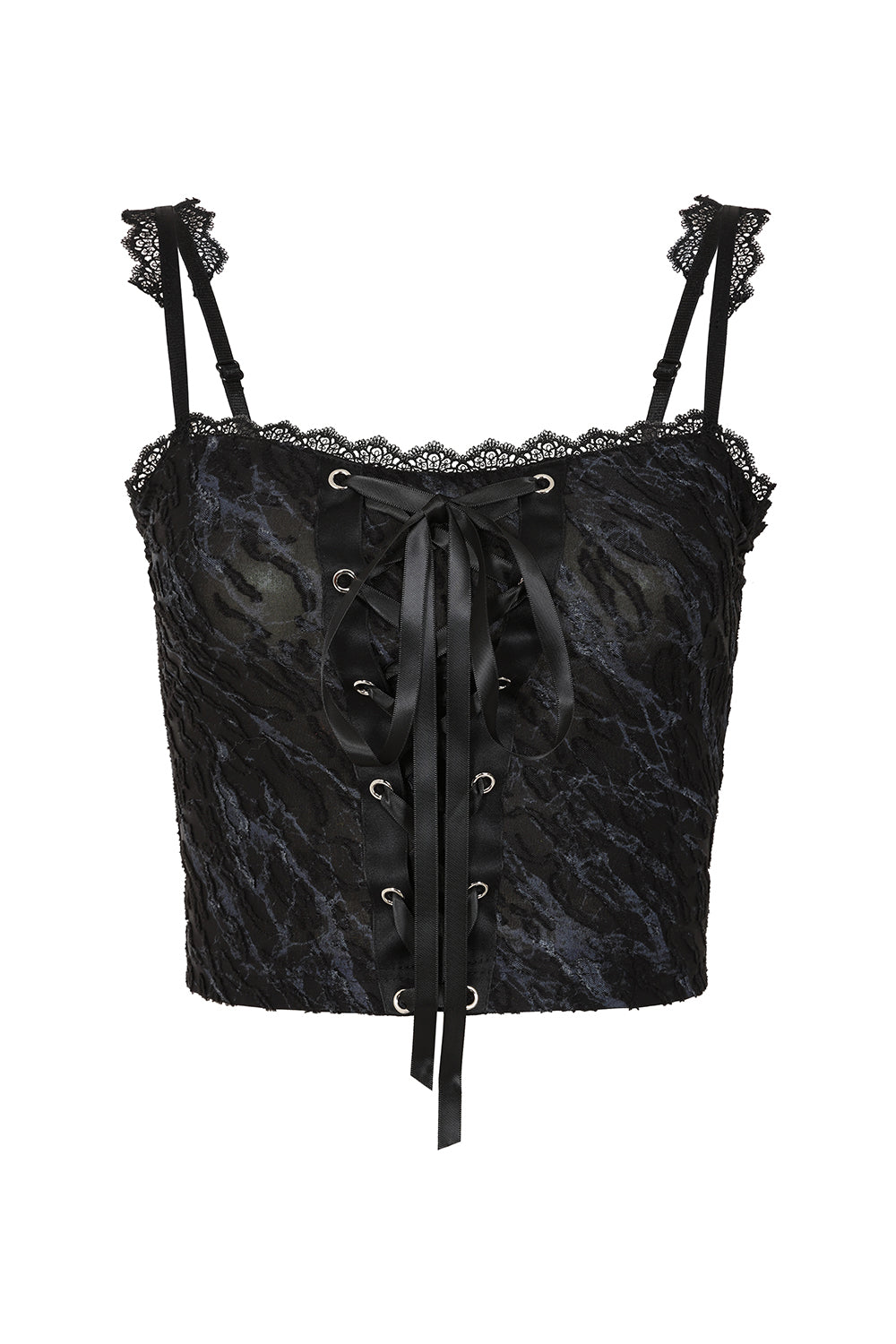 Dark Angel lace Up Top