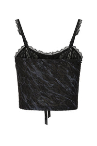 Dark Angel lace Up Top