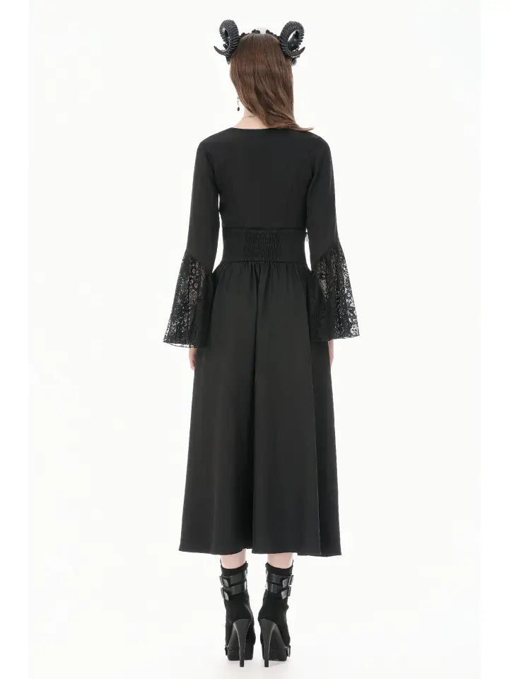 Corset Top w/ Lace Details Blk