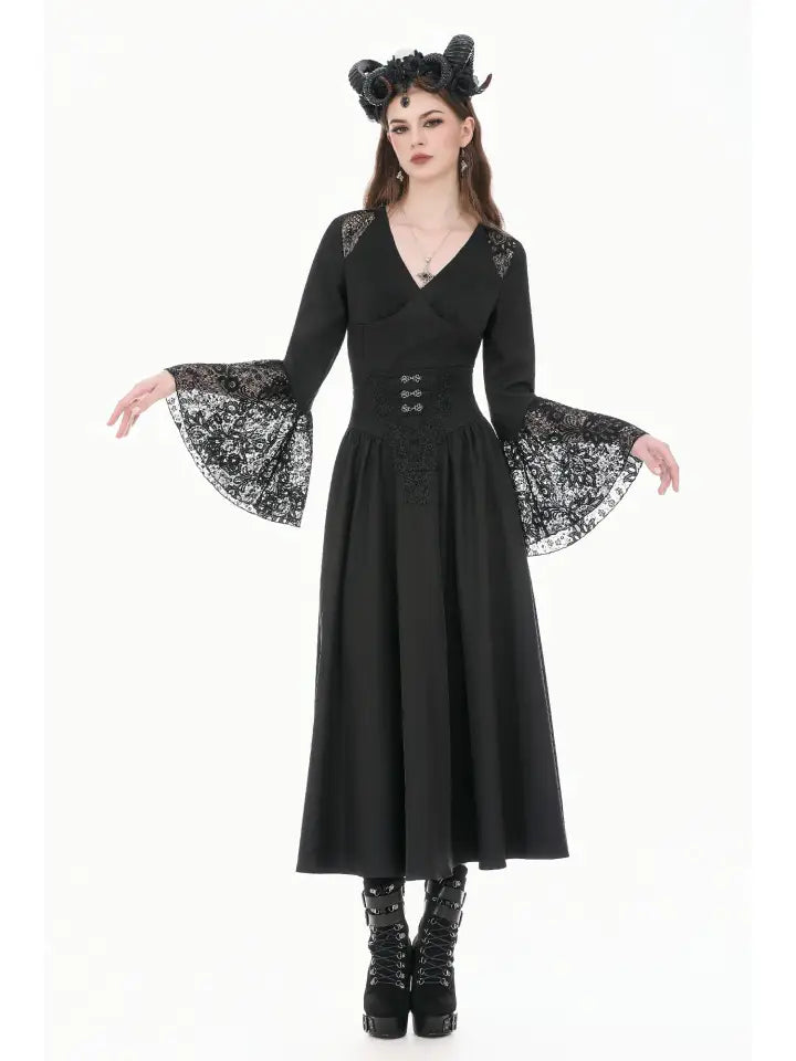 Corset Top w/ Lace Details Blk